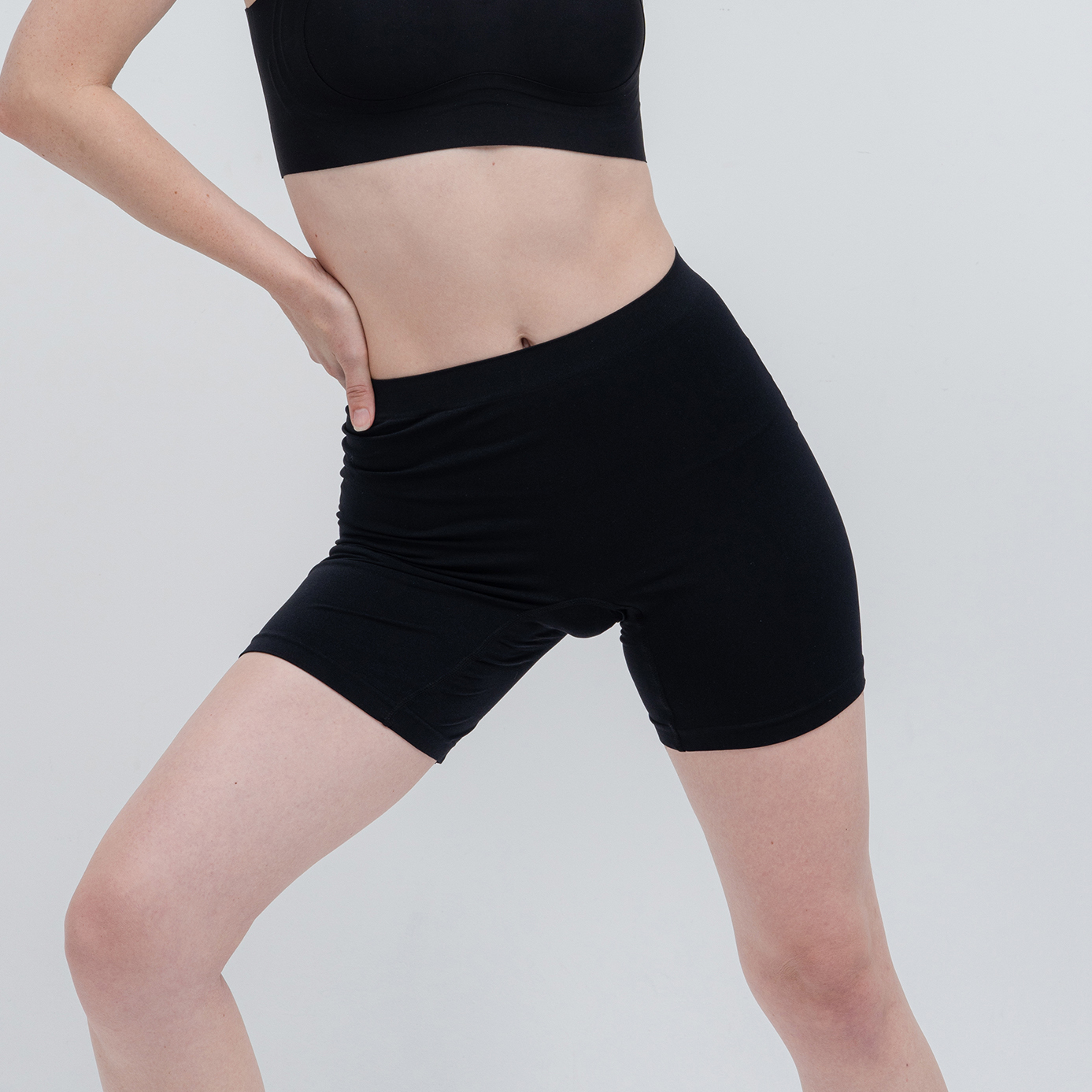 슬리밍 하이웨스트 롱 사각 여성 순면 드로즈 사각 빅사이즈 드로즈 팬티 속바지