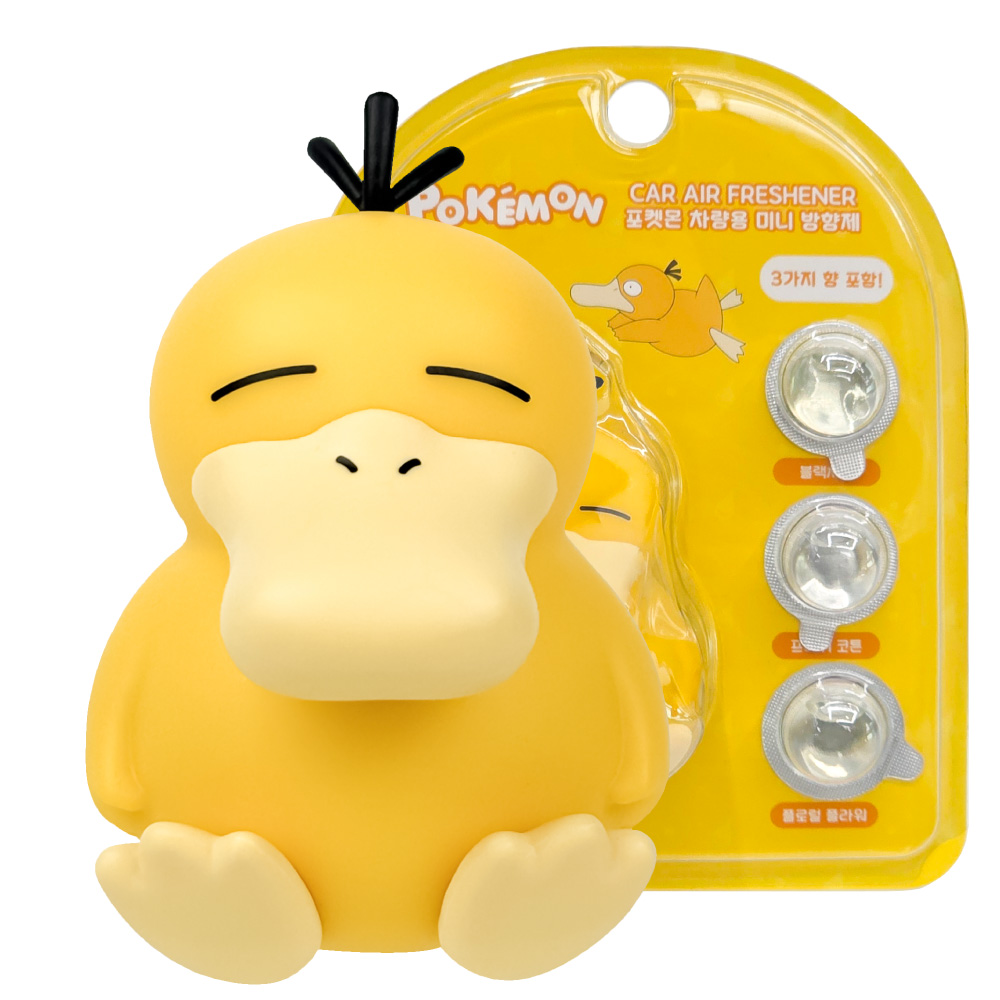벨르아망 포켓몬스터 미니 차량용 자동차 송풍구 방향제 차량 디퓨저 고라파덕