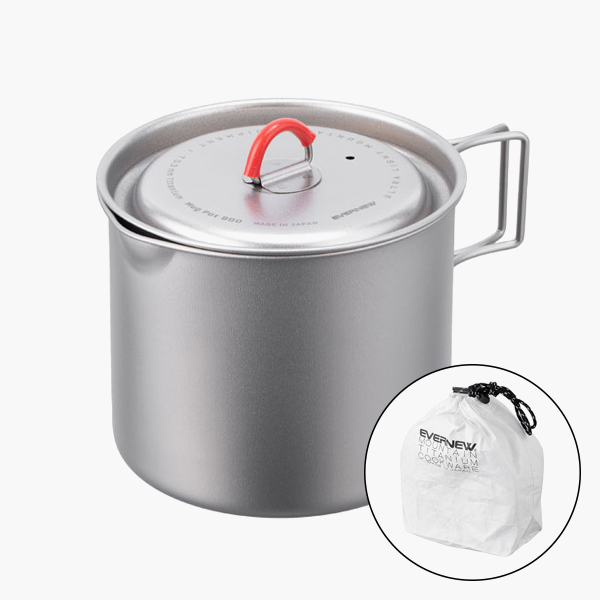 에버뉴 티타늄 머그 포트 900 백패킹 접이식 경량 냄비