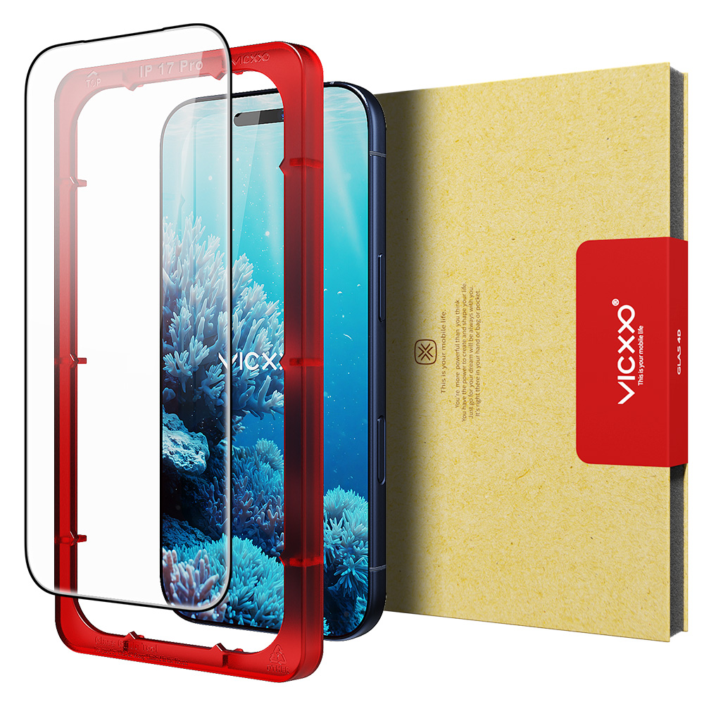 빅쏘 4D 풀커버 강화유리 필름 아이폰17 프로, 1매입