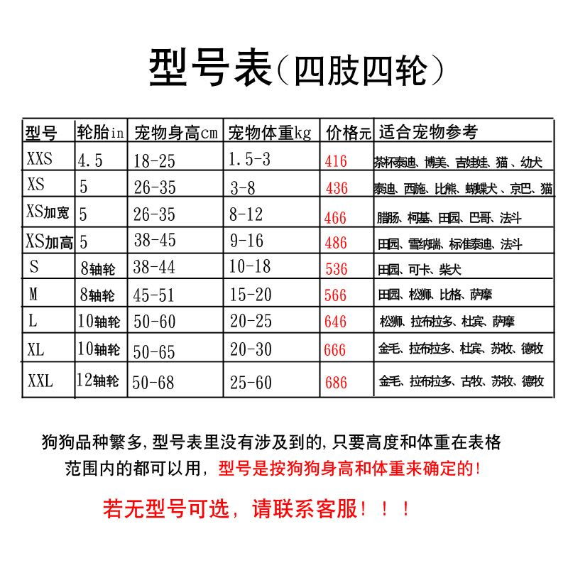 강아지 보조차 애완동물 4륜 4륜뒷다리 뒷다리 보행기 XXS 이미지 6