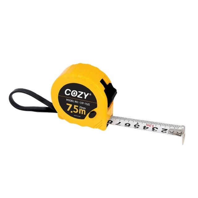 코지 최 자동 줄자 25mmx7.5M C97-7525 산업용 줄자 (1개) - 메인 이미지