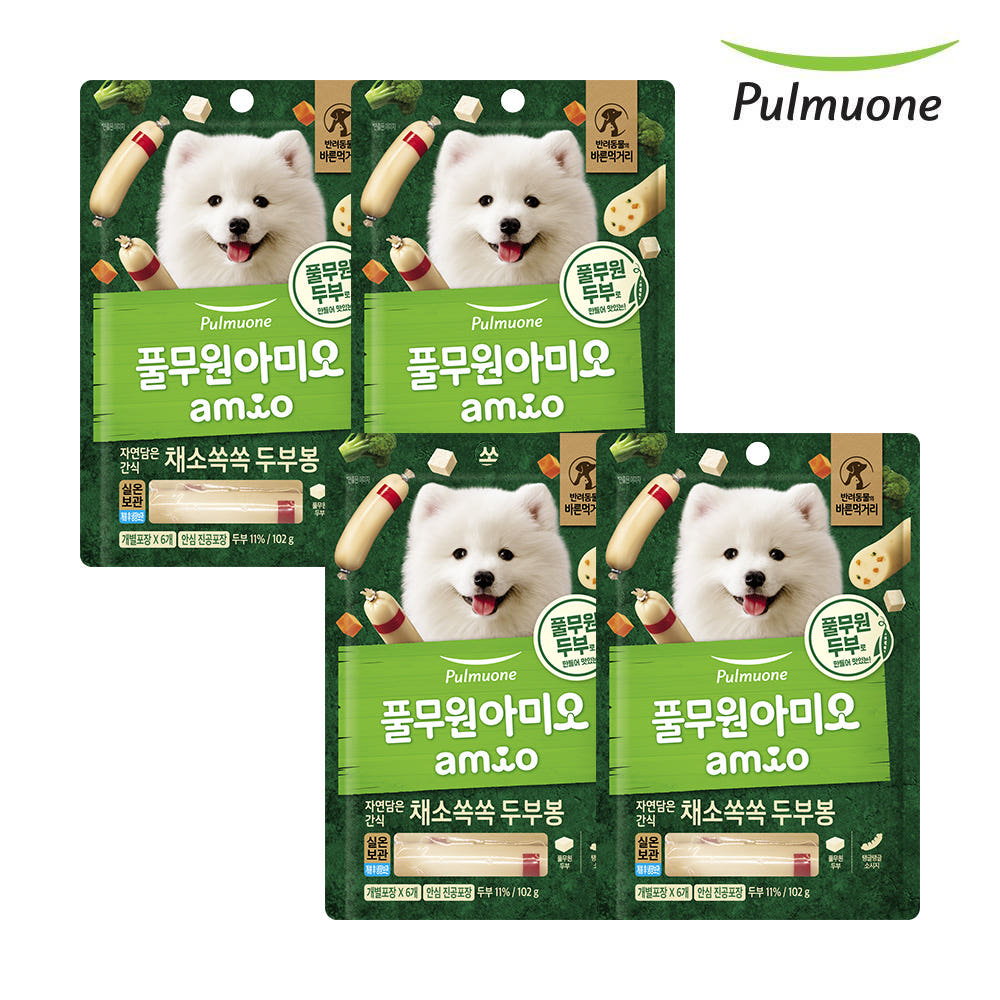 풀무원아미오 채소쏙쏙 두부봉 4봉(24개입)