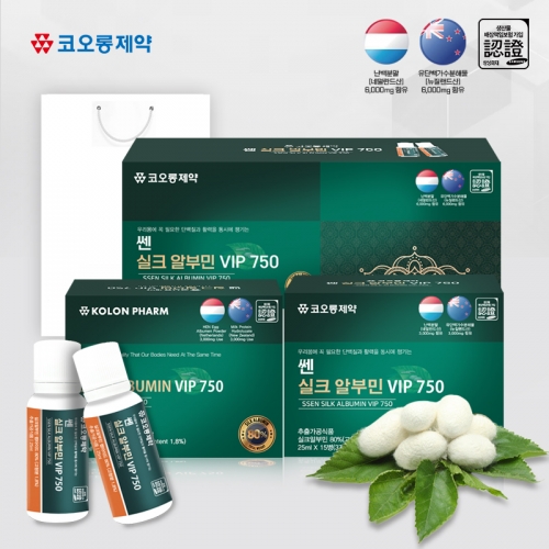 코오롱 마시는 고함량 실크 알부민 30병 알브민 먹는 난백알부민 알보민 30개입, 1개 - 상품 이미지