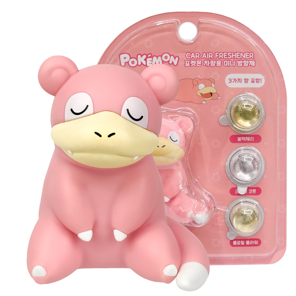 벨르아망 포켓몬스터 미니 차량용 자동차 송풍구 방향제 차량 디퓨저 고라파덕