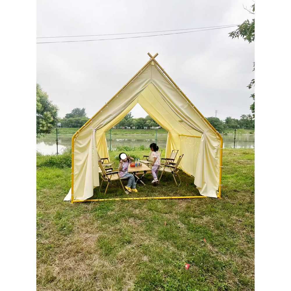 야외 정원 가제보 바베큐장 파티 모임 휴식 인테리어 2x2m (바닥X) - 상세 이미지 3