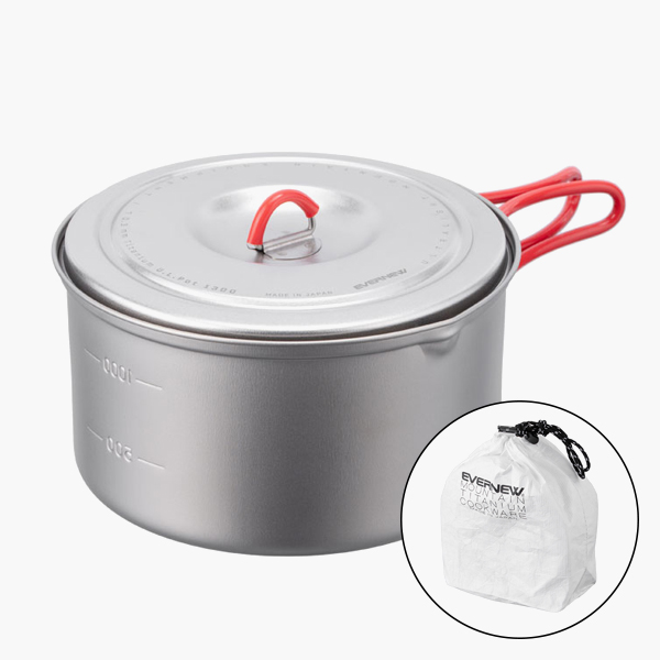 에버뉴 티타늄 UL 포트 1300 백패킹 접이식 경량 냄비