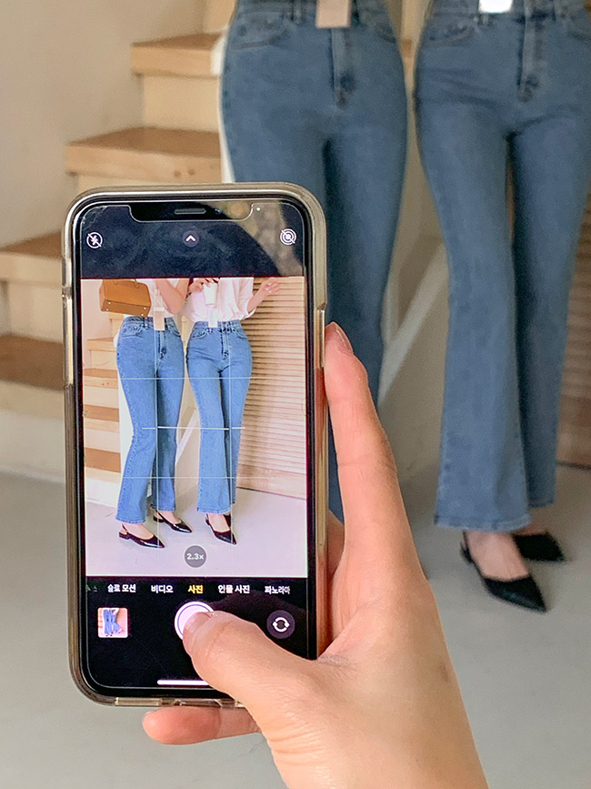 [자체제작] (MADE)Day Jeans No.11 데이진 프리미엄 히든밴딩 부츠컷 데님 팬츠 ps4450 - 상세 이미지 3