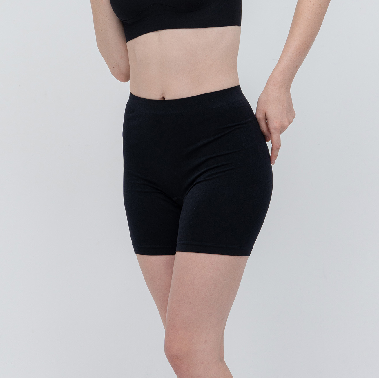 슬리밍 하이웨스트 롱 사각 여성 순면 드로즈 사각 빅사이즈 드로즈 팬티 속바지