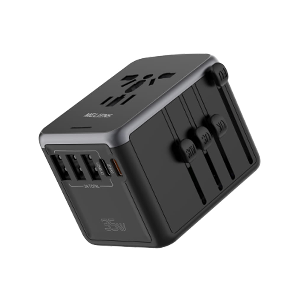 멜리언스 PD35W 5포트 해외 여행용 초고속충전 멀티어댑터 반영구 오토퓨즈 USB 돼지코 - 상세 이미지 3