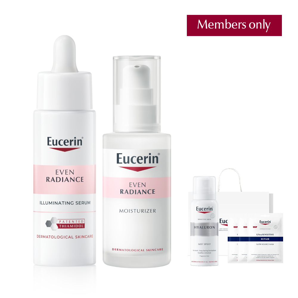 [라운지전용]유세린 이븐래디언스 일루미네이팅 세럼 30ml+모이스처라이저 50ml +단독사은품 - 상품 이미지