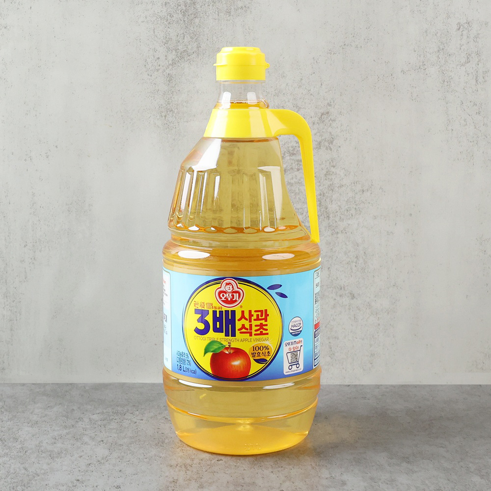 오뚜기 3배식초 3배사과식초 업소용 1.8L, 1개 - 상품 이미지