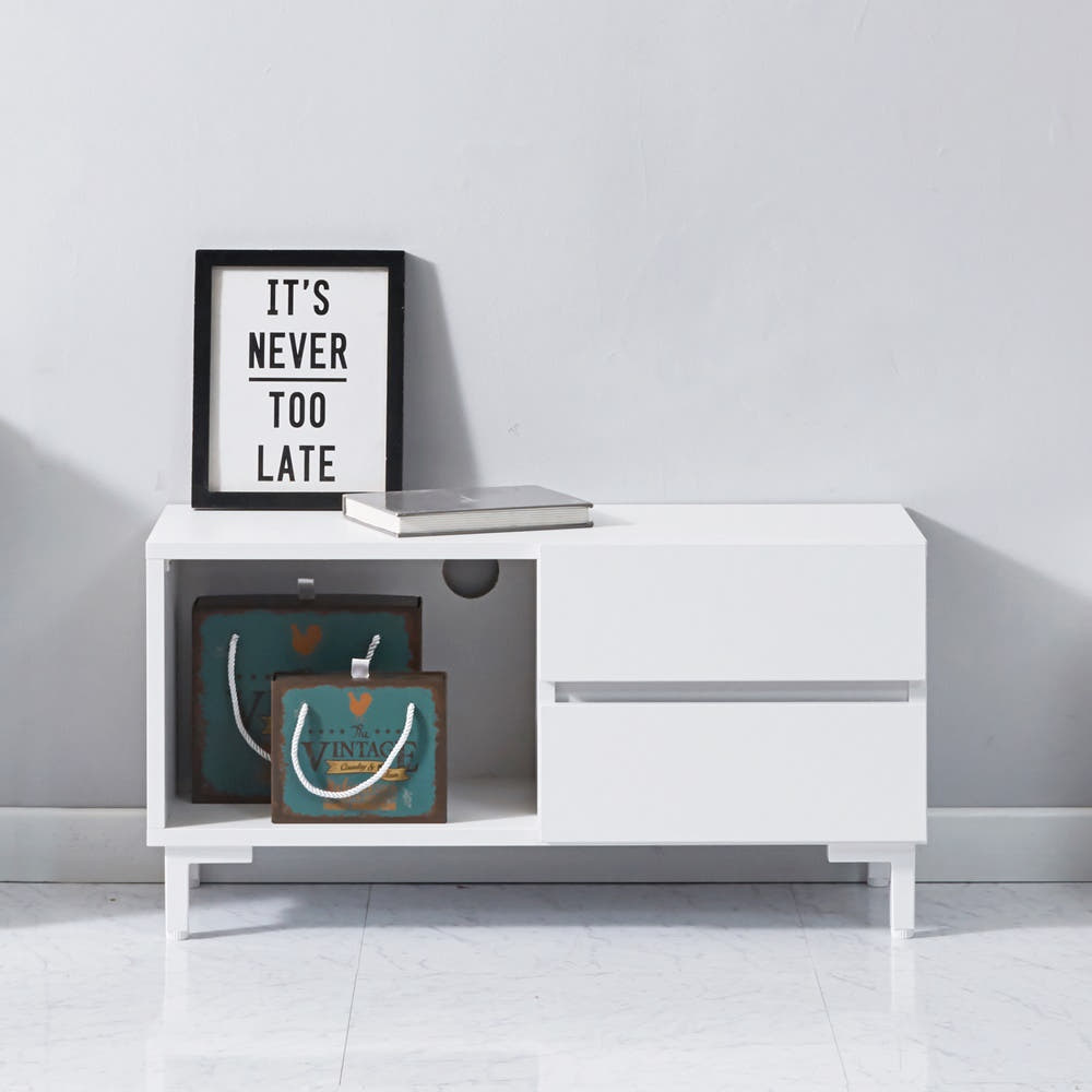 포머 안방 낮은 미니티비다이 폭좁은 tv선반 거실장 800