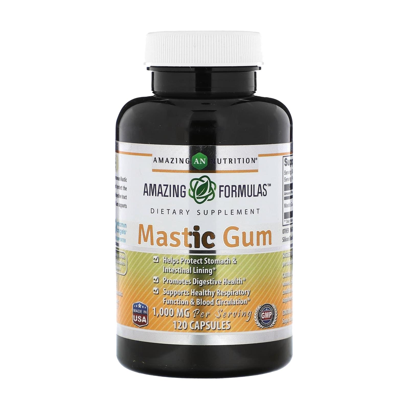어메이징뉴트리션 매스틱검 1000mg Mastic Gum 120정 - 상품 이미지