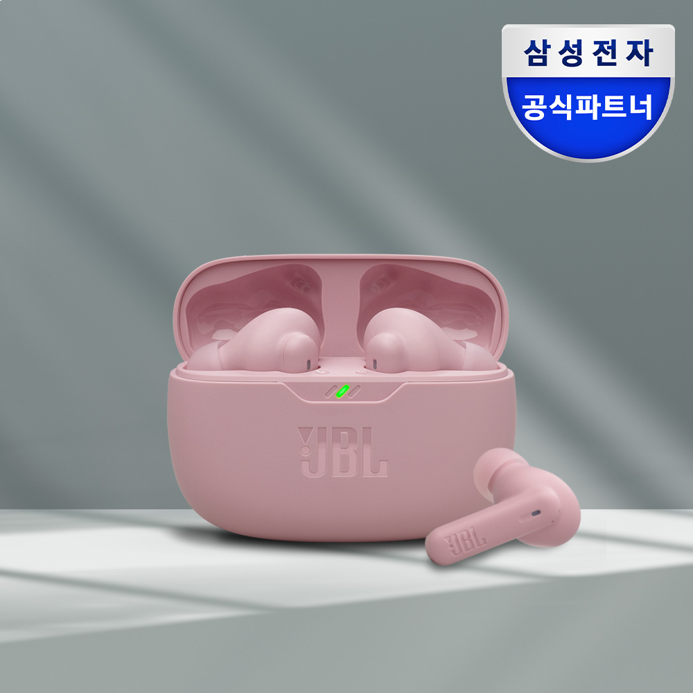 삼성전자 JBL WAVE BEAM2 노이즈캔슬링 무선 블루투스 이어폰 핑크 제품 이미지