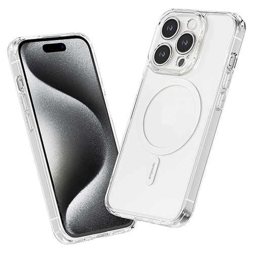 아이엠듀 맥세이프 슬림 케이스 투명, 아이폰15 프로 맥스