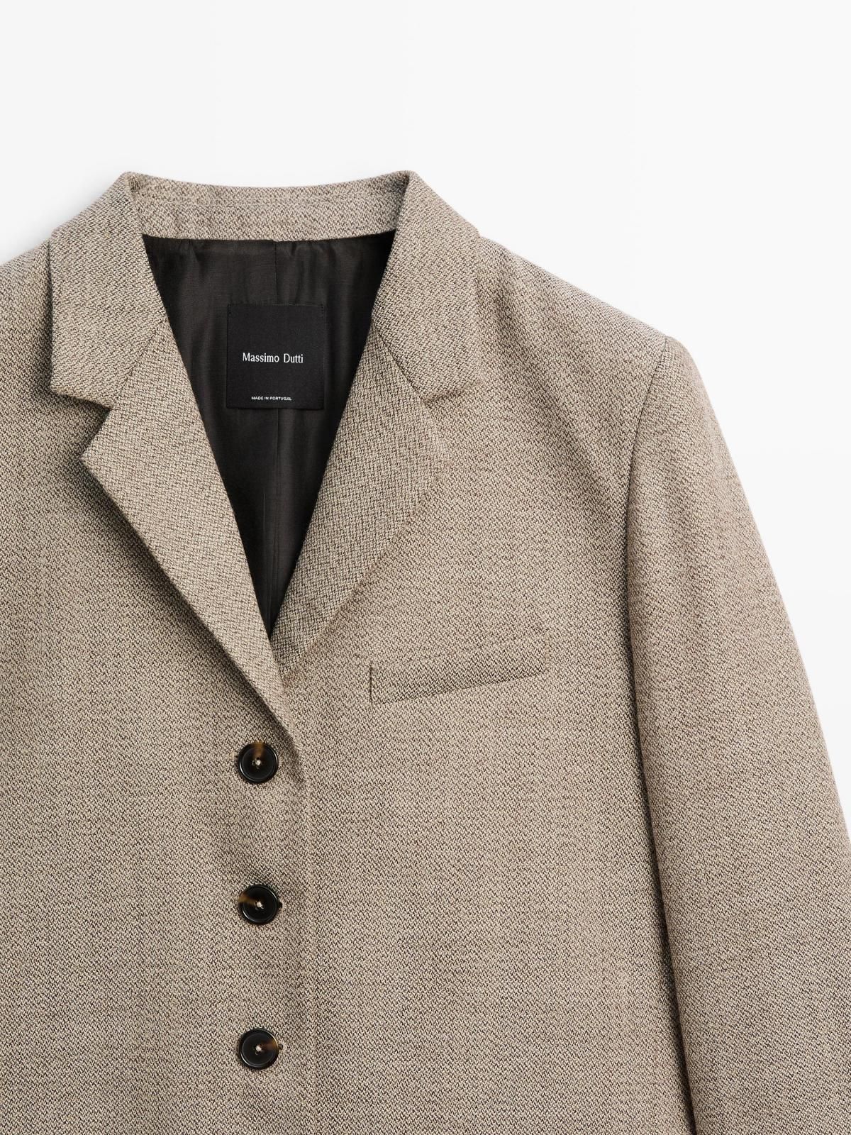 마시모두띠 플렉트 100 울 클래식 블레이저 6051/864 BEIGE - 상세 이미지 4