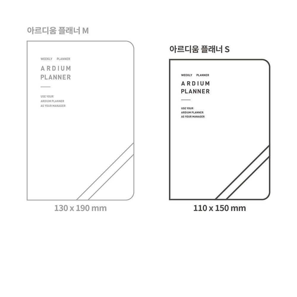 2026 아르디움 다이어리 위클리 26년 작은 다이어리 밴드 스케줄러 - 상세 이미지 4