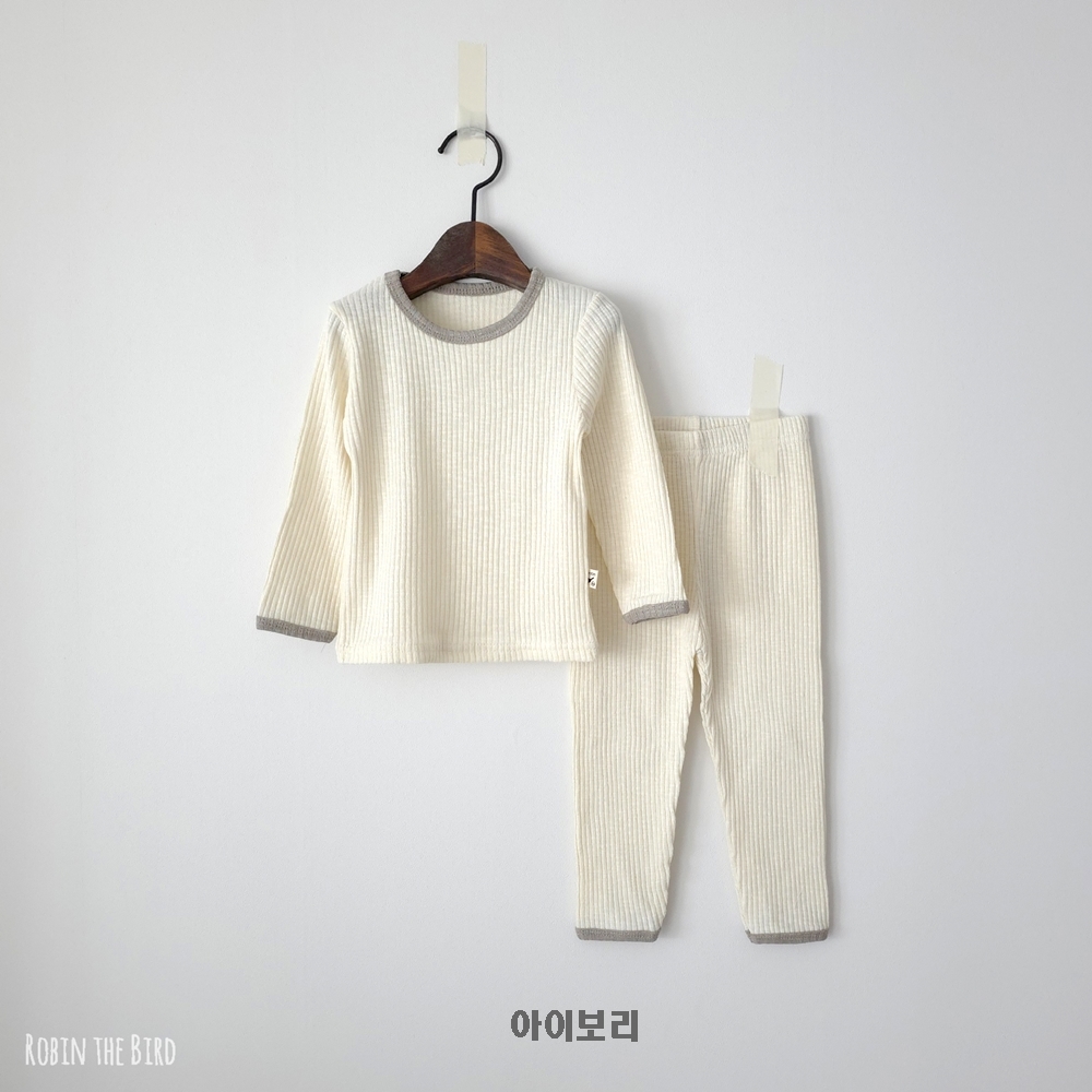 봄 아기 유아 아동 모달 골지 실내복 세트 긴팔 여아 남아 공용 오도도 - 상세 이미지 5