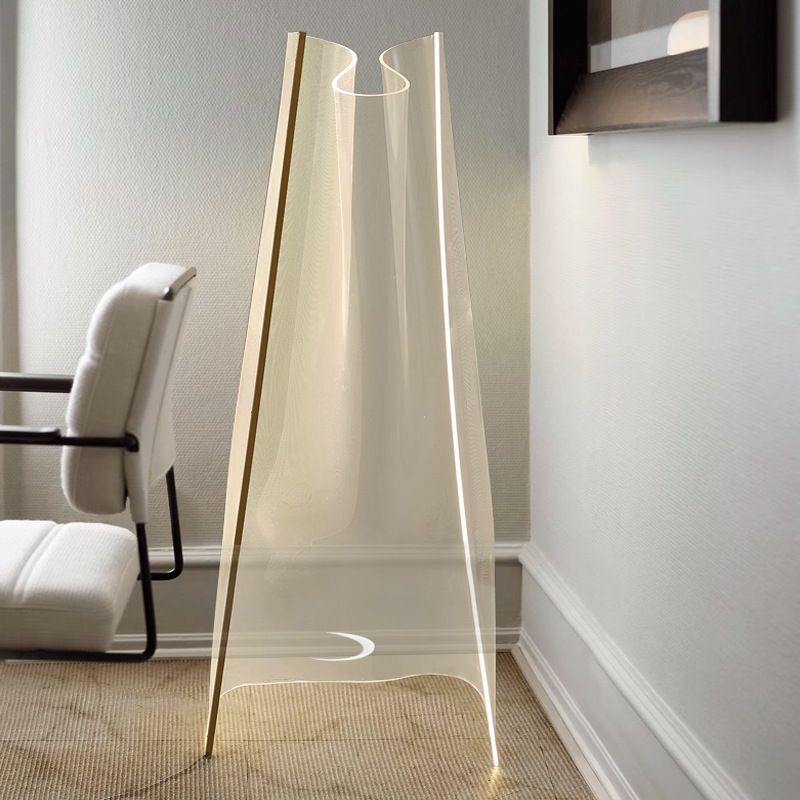 아크릴 무드등 오로라 물결 감성 스탠드조명 카페 LED 플로어램프 A 120CM 일반 - 상세 이미지 3