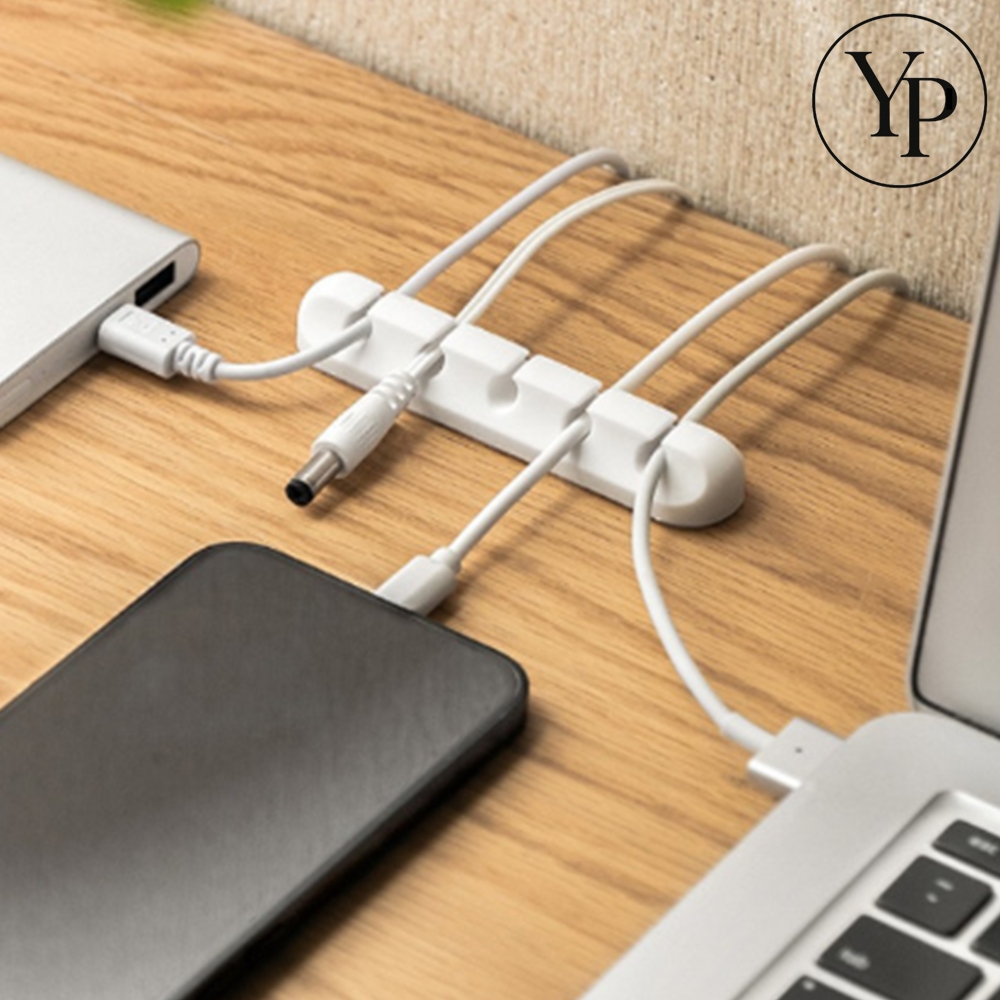 부착식 선 정리 케이블 고정 홀더 클립 바인더 간편 부착 코드 접착 거치대