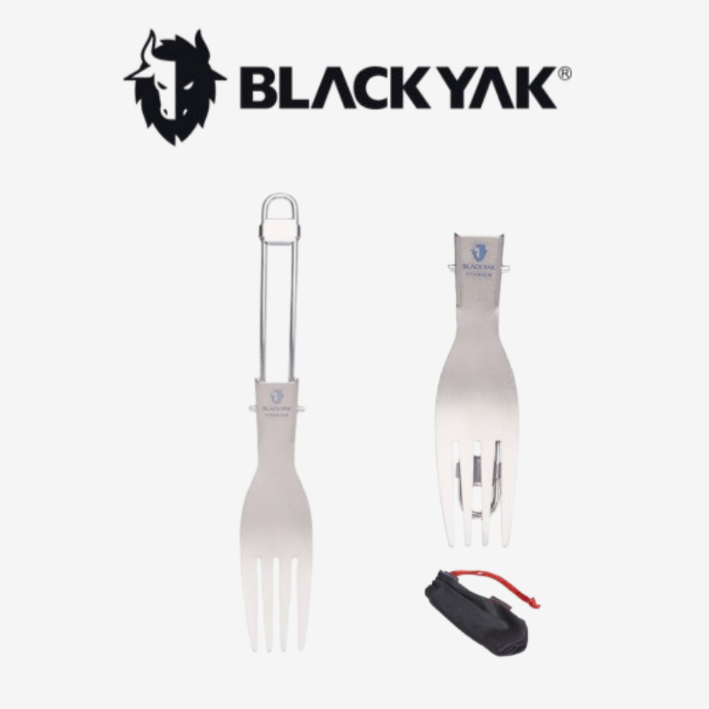 블랙야크 등산 접이식 손잡이 수납케이스 포함 티탄 폴딩포크 2BYXXX4924