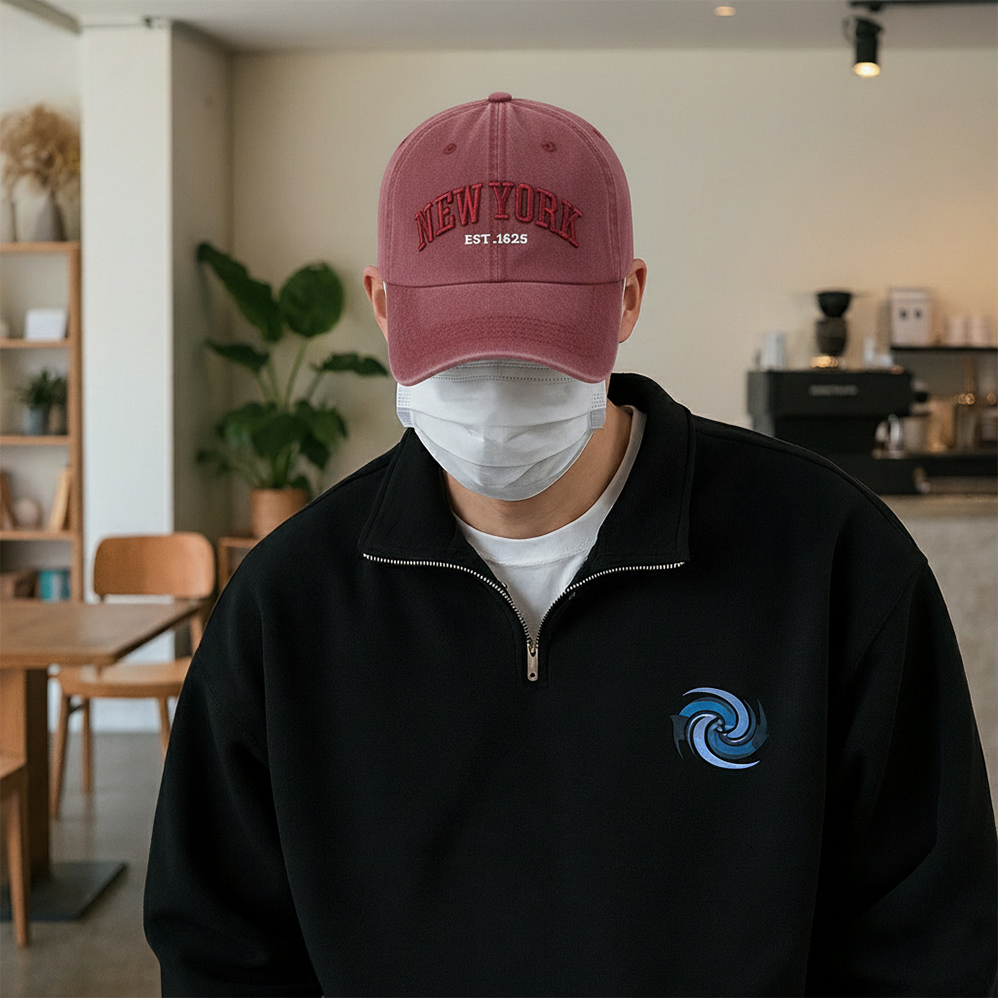 1+1 피그먼트볼캡 테니스모자 깊은모자 - 상품 이미지