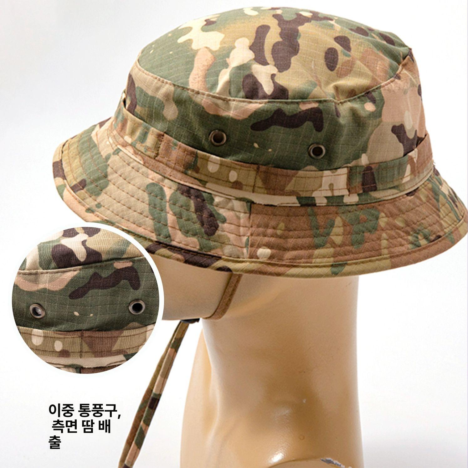 육군 정글모 등산 낚시모자 해병대 특전사 전투모 등산버킷햇 야외 벙거지 CP 미카이 60사이즈 - 상세 이미지 4