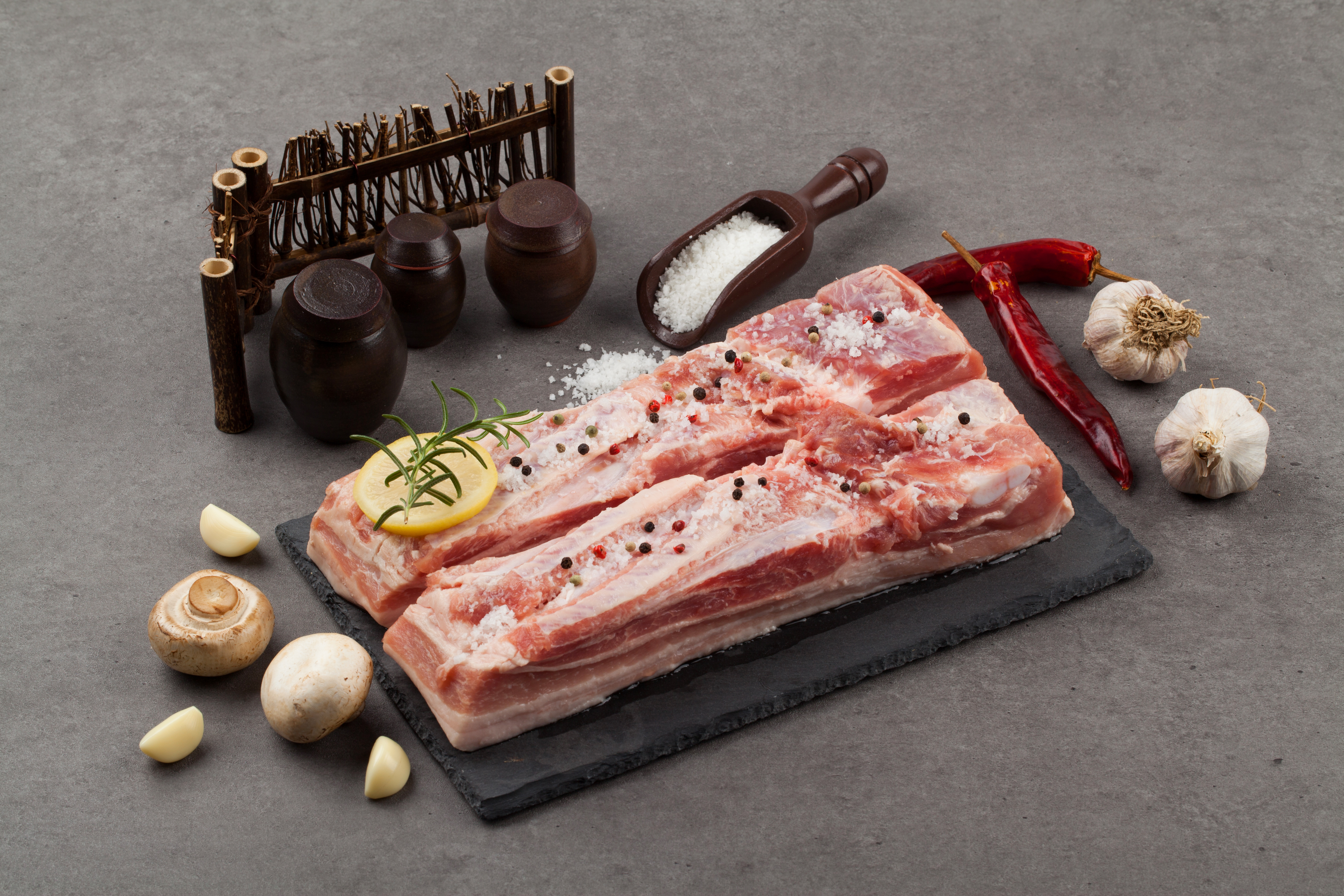 수라한상 국내산 한돈 돼지고기 삼겹살 목살 항정살 가브리살 등갈비 세트