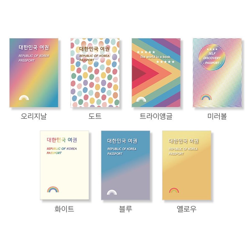 패스포트 커버 여권 지갑 케이스 여행 PVC - 상세 이미지 4