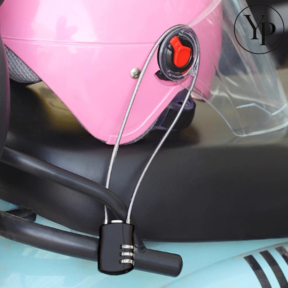 미니 다이얼 자물쇠 체인 락 바퀴 자전거 오토바이 킥보드 유모차 잠금장치 락 비닐번호 케이블