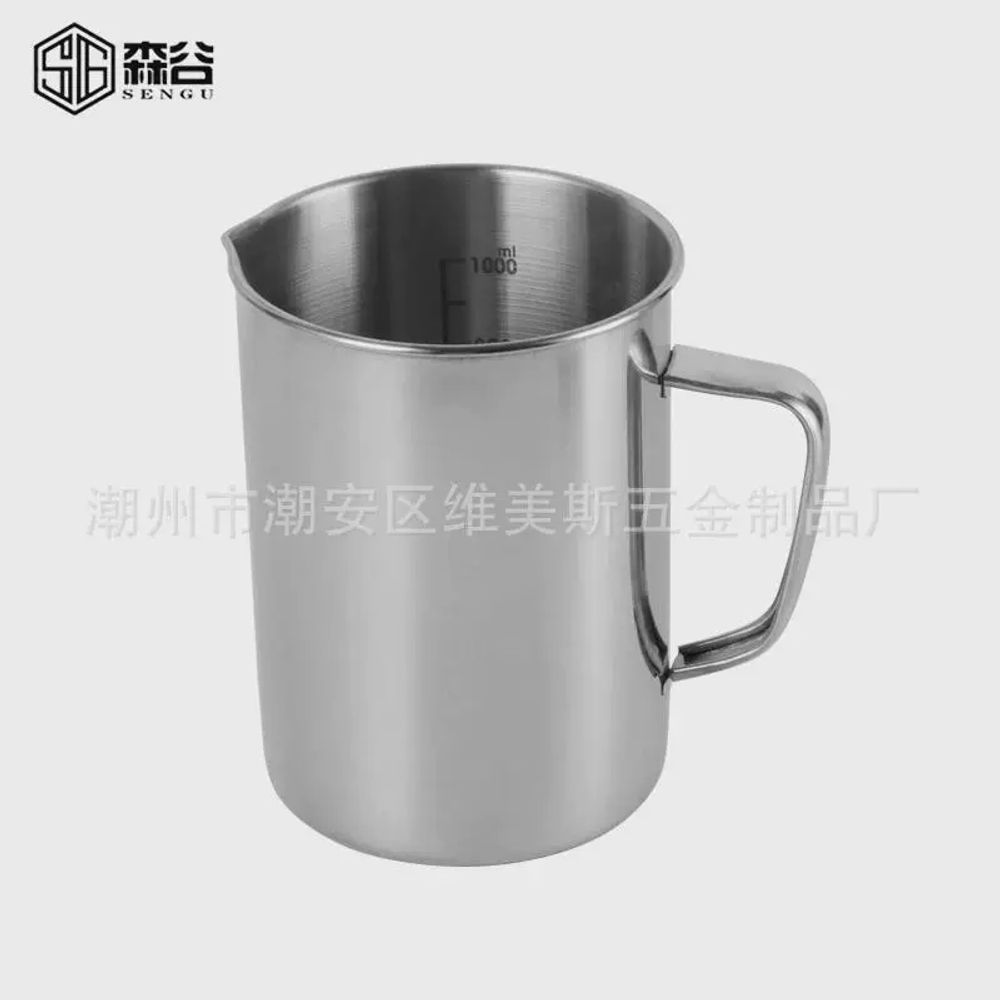 스텐 계량컵 비커 대용량계량컵 비이커 스텐계량컵 머그잔 - 상품 이미지