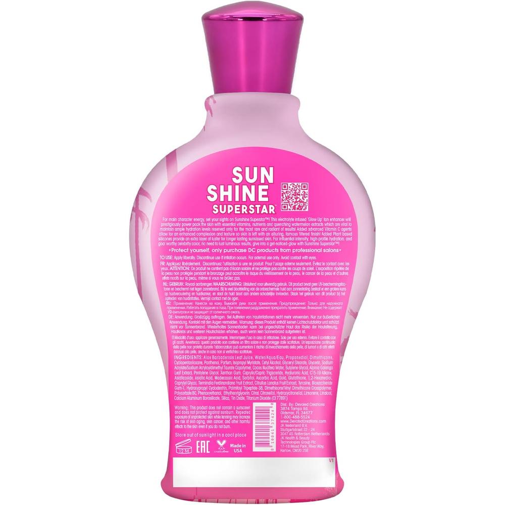 디보티드 Sunshine Superstar 다크 태닝로션 360ml - 상세 이미지 2