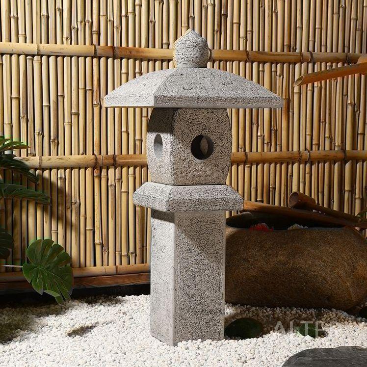 정원 석등 조경석 야외 공원 한옥 돌탑 화단 음식점 높이 40cm(B형 태양광 전구) - 상세 이미지 5