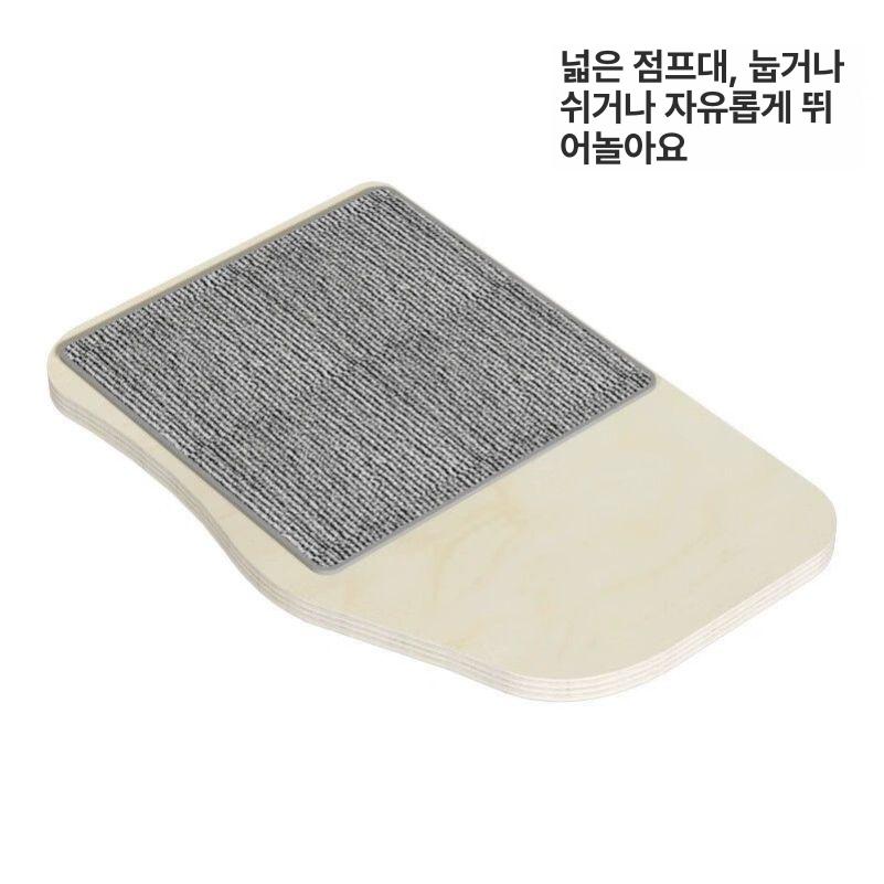 문걸이 캣타워 원룸 캣워커 계단 스크레쳐 캣폴 캣트리 사다리 수직 스크래쳐 M50-다층 실목 고양이 머리 15mm - 상세 이미지 5