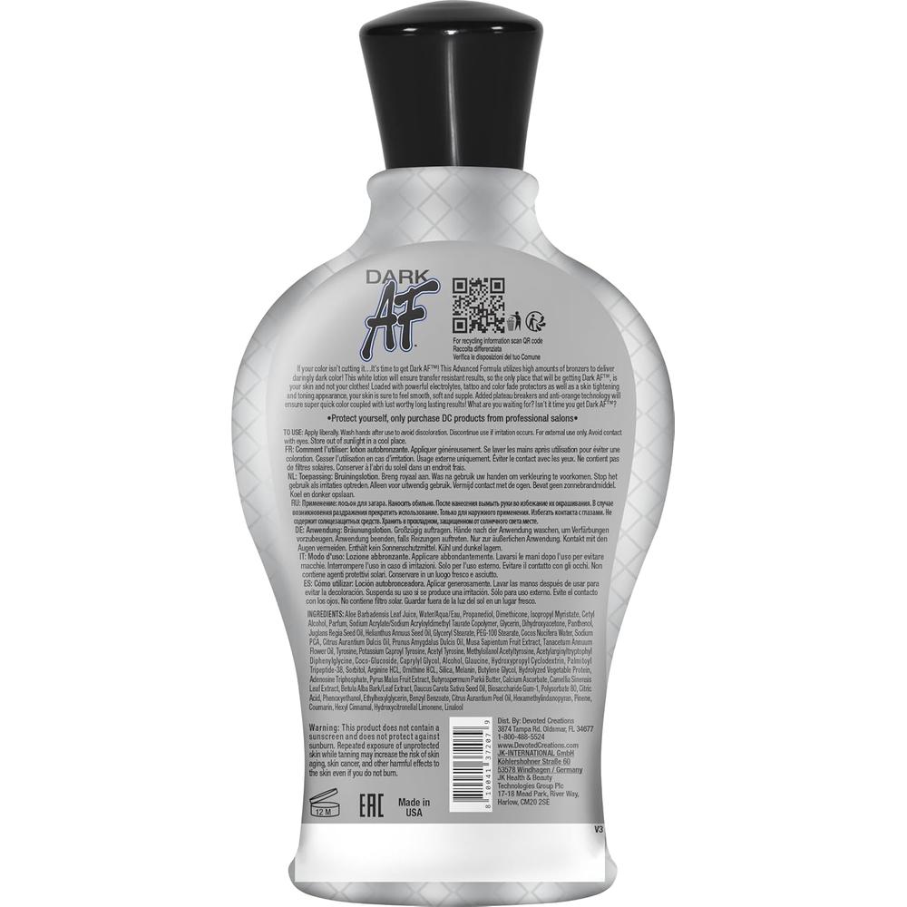 디보티드 Dark AF 다크 태닝로션 360ml - 상세 이미지 2