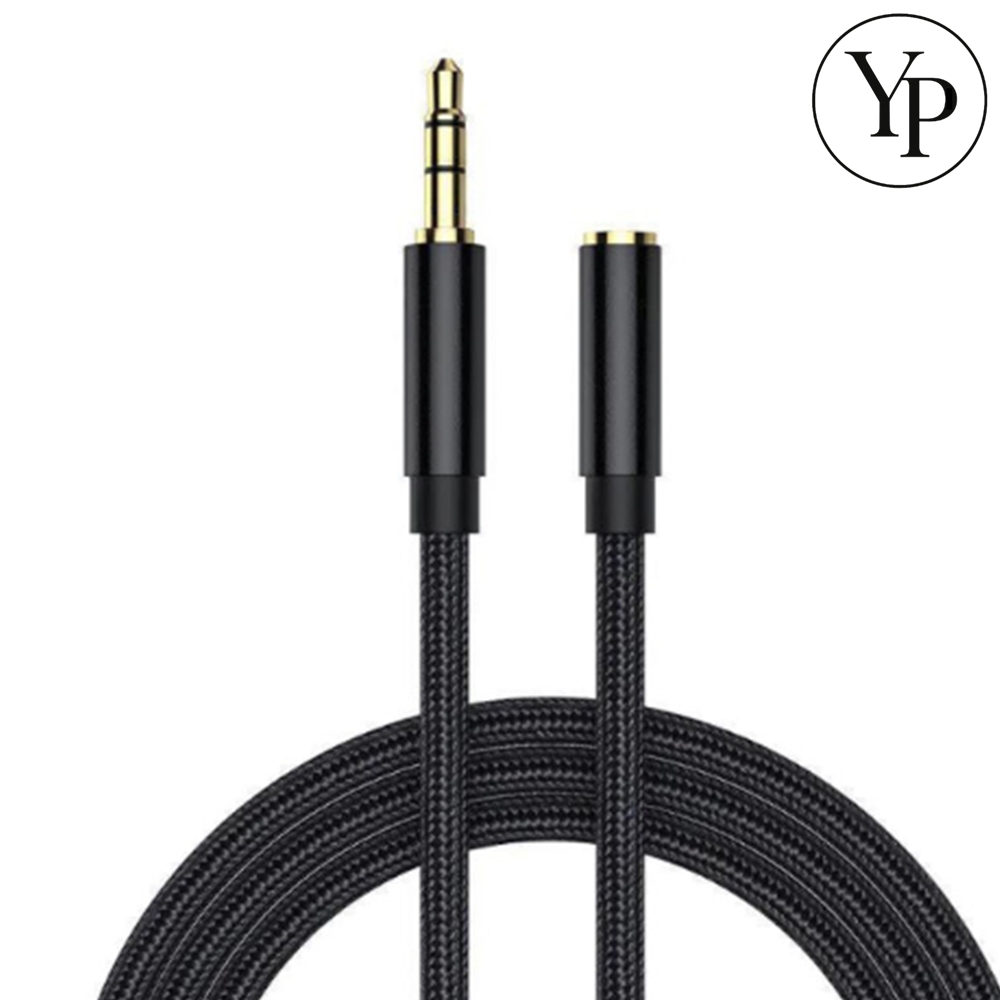 3.5mm 이어폰 연장 케이블 3극 연장선 오디오 mp3 인이어 코드 - 상품 이미지