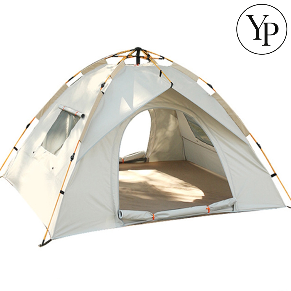 사각 원터치 텐트 3-4인용 방충망 차박 여행 은코팅 자외선차단 단열재 그늘막