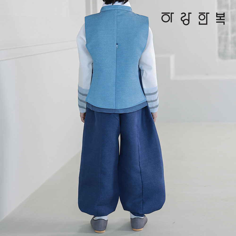 하랑한복 동해랑 어린이 전통 돌복 남아 아동 한복 세트 : 하랑한복