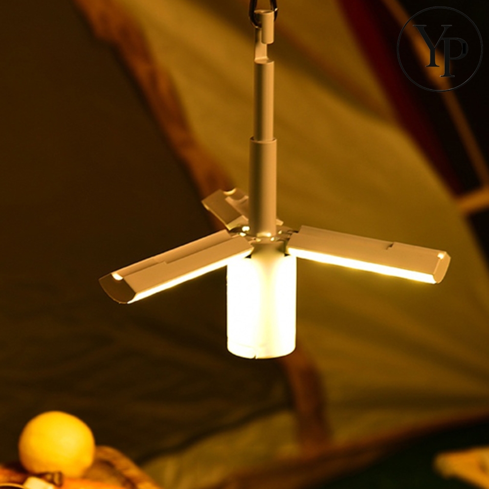 펼쳐쓰는 캠핑 랜턴 감성 차박 백팩킹 무드등  LED 조명 방향 전환 걸이형 간이등