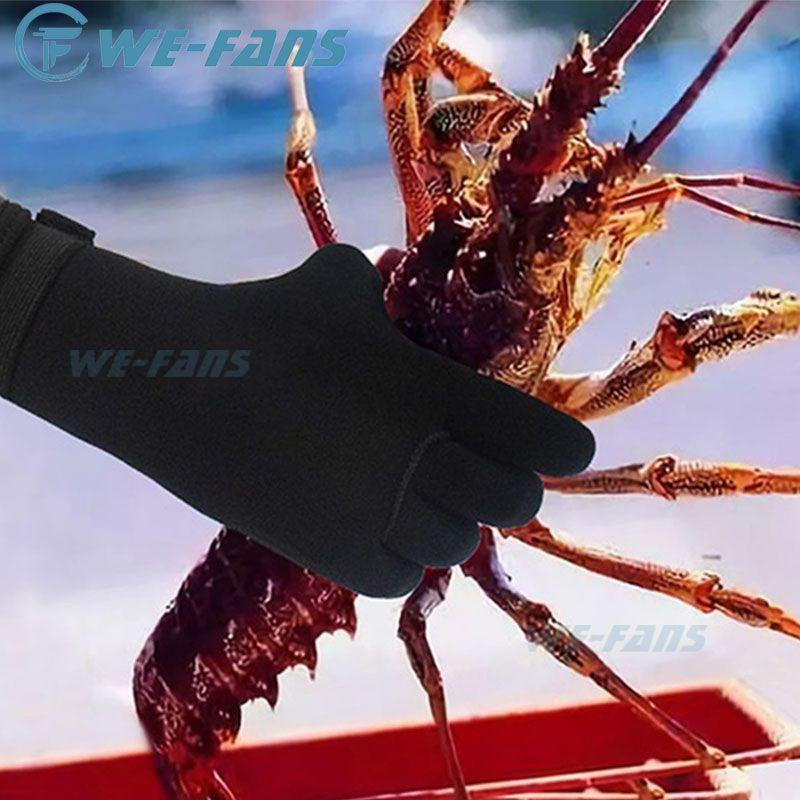 절단방지장갑 다이빙 글로브 베임방지장갑 베임 손보호 어류 해산물 수입 케블라 낚시용 방어 3mm S - 상세 이미지 3
