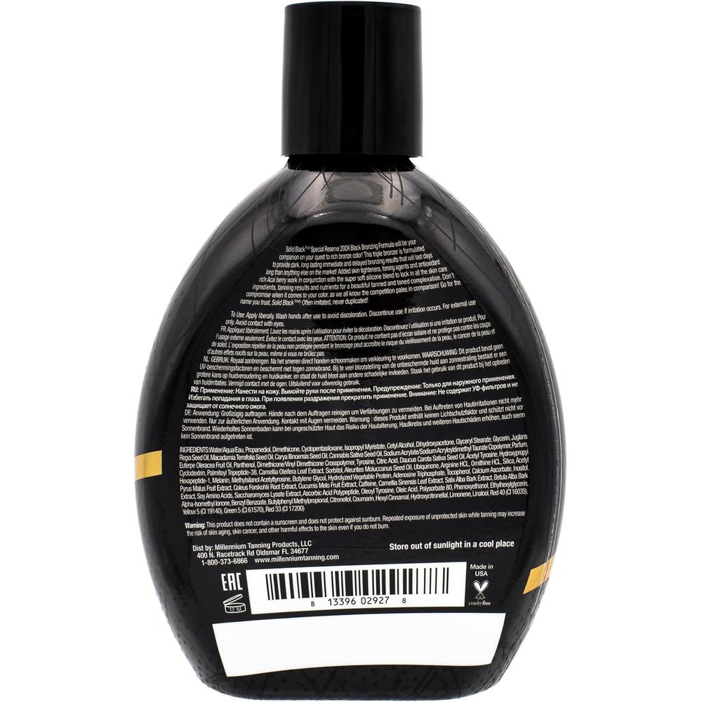 밀레니엄 솔리드 블랙 200X 다크 태닝로션 400ml - 상세 이미지 2