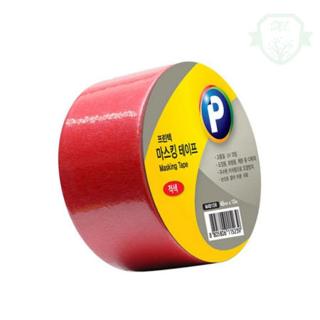 솔군스토어 마스킹테이프 빨강 48x10 제본테이프