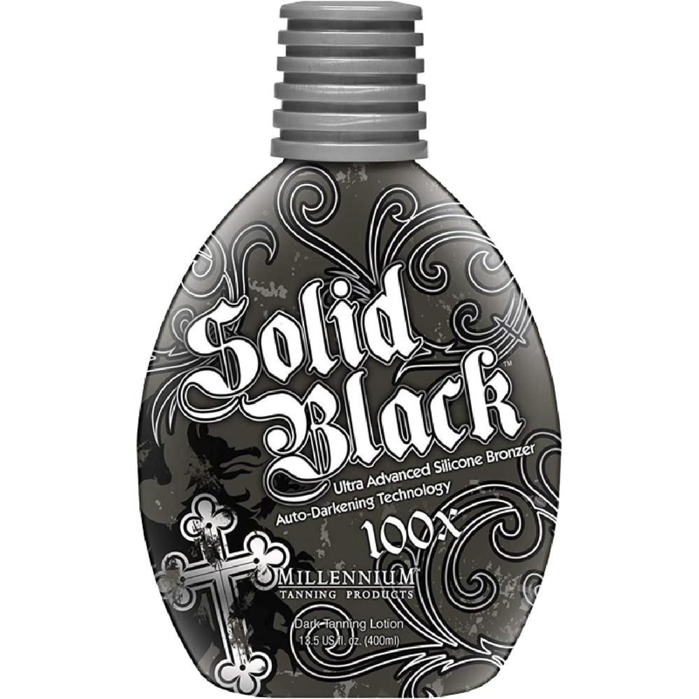 밀레니엄 솔리드 블랙 100X 다크 태닝로션 400ml - 상품 이미지