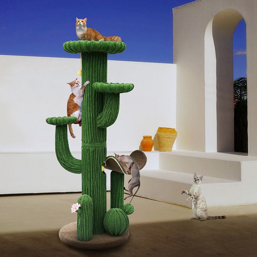 펫모닝 아이엠 선인장 스크래쳐 164 캣타워 PMC-6534