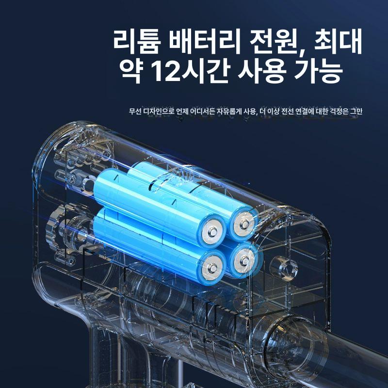어항 청소기 수족관 환수기 모비딕 스테인레스 어항청소 어항환수 어항청소기 블랙 - 상세 이미지 2