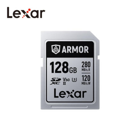 렉사 아머 실버프로 SD 메모리카드Lexar ARMOR SILVER PRO SDXC™ UHS-II Card 128GB