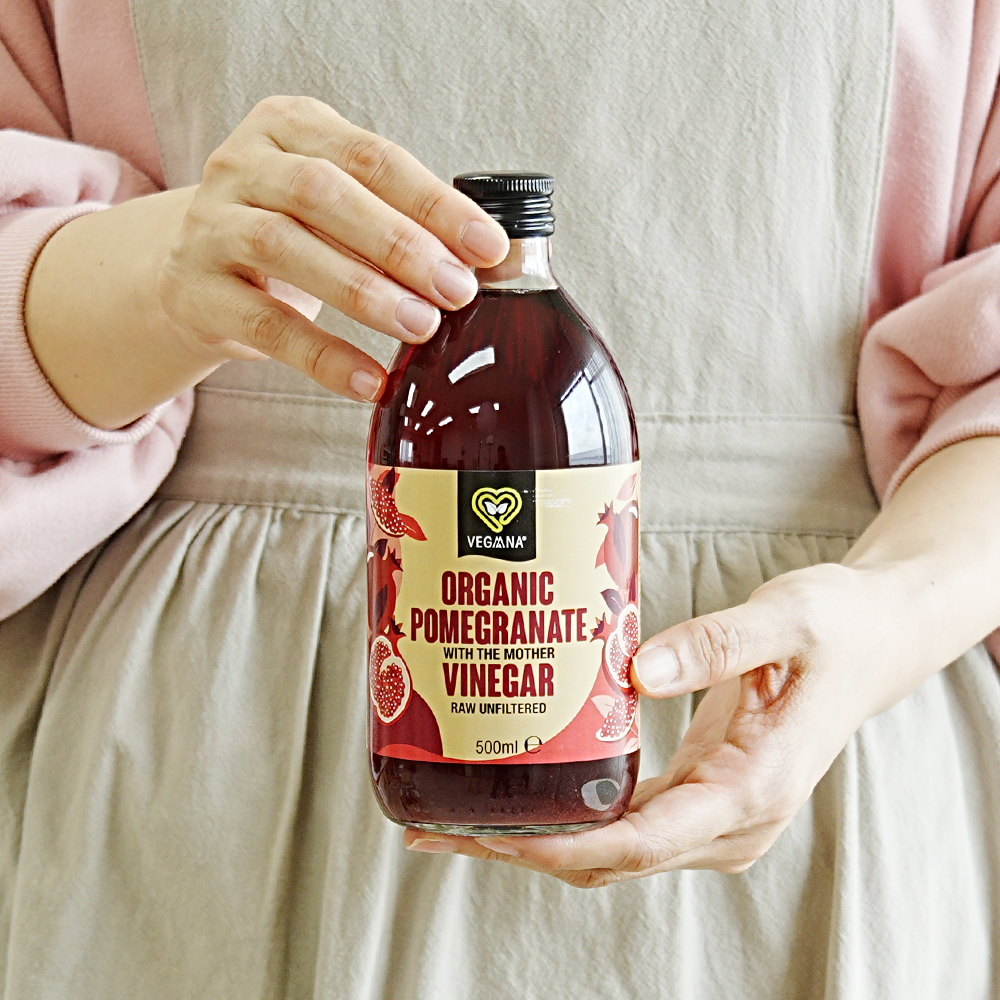100% 유기농 석류식초 500ml 천연 자연발효식초 초모성분 - 상품 이미지