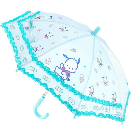 포차코 디저트 이중프릴 40 우산-민트 초등저학년 유아장우산 장마철우산