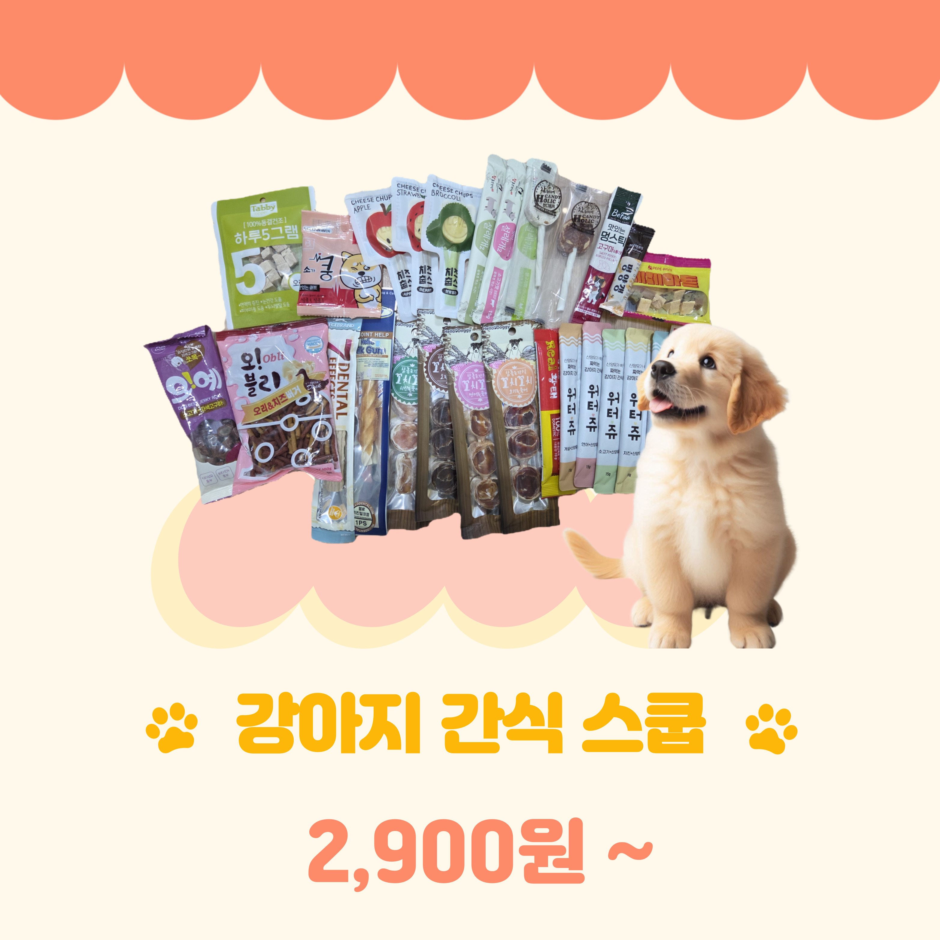 [댕스댕스] 강아지 간식 스쿱 - 상품 이미지